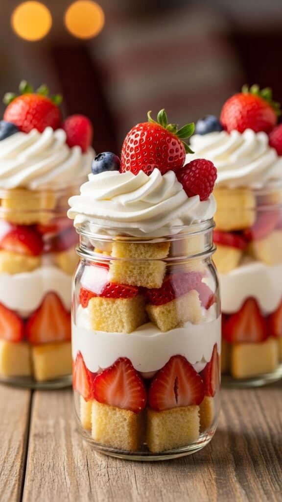 Strawberry Shortcake Parfaits