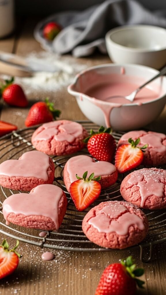 Strawberry Sugar Cookies
