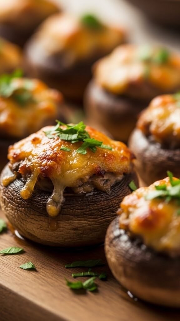 Stuffed Mushroom Party Platter