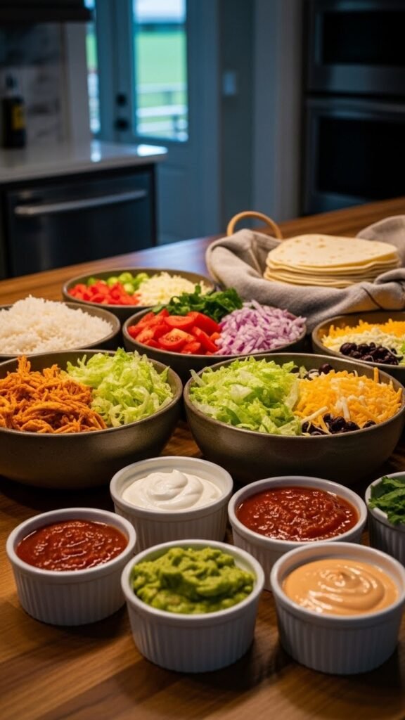 Use “Build-Your-Own” Dinner Nights