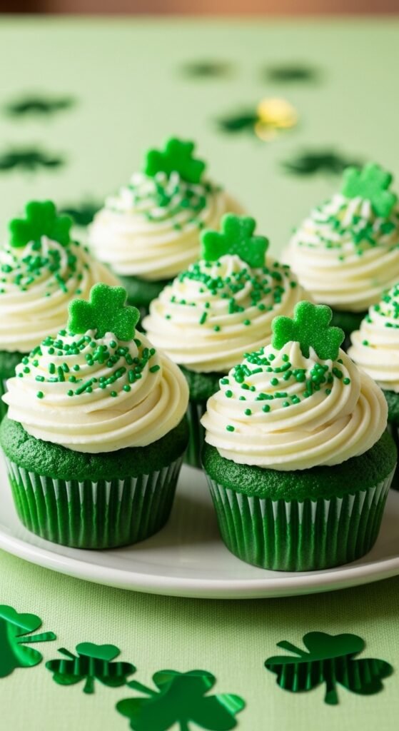 Green Velvet Cupcakes