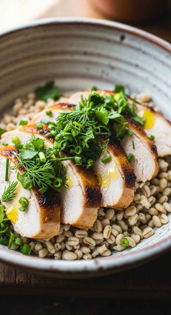 Creamy Carrot Ginger Lentil Bowl
